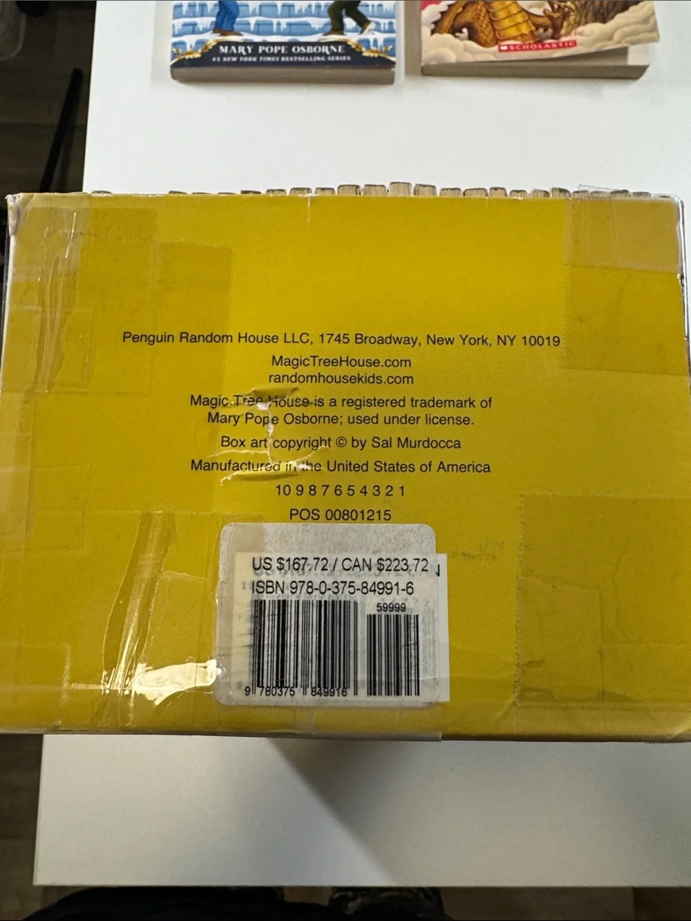 Magic Tree House book set with 2 extra Mary Pope Osborne books.